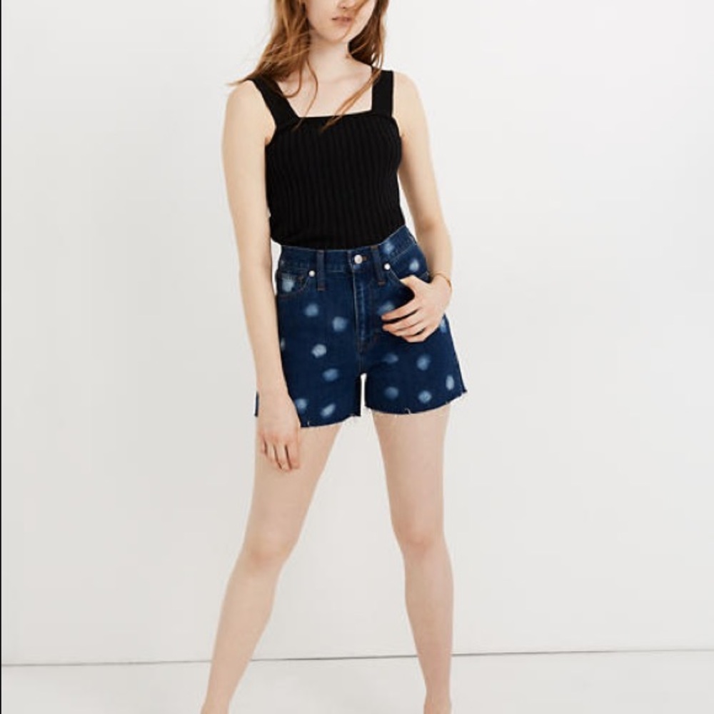 NWT Madewell The Perfect Vintage Short: Polka Dot - Picture 10 of 11